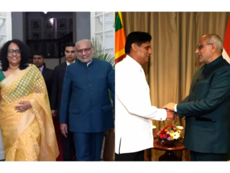 Vice President Radhakrishnan Meets Sri Lankan PM Amarasuriya, Discusses Bilateral Ties