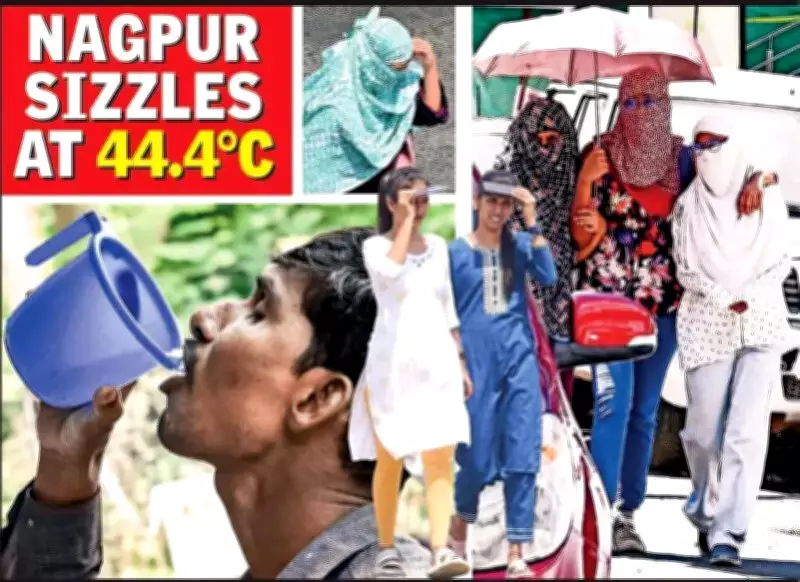 Vidarbha Heatwave Continues: Akola, Amravati at 45.2°C, Nagpur 44.4°C