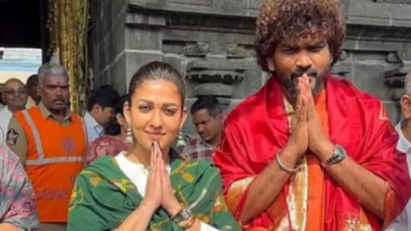 Vignesh Shivan and Nayanthara Seek Blessings at Tirupati for 'Love Insurance Kompany'