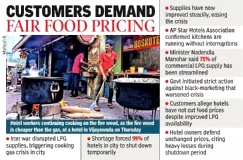 Vijayawada LPG Crisis Eases Post-Iran War, But Food Price Concerns Emerge