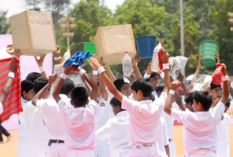 Vijayawada Students Lead Massive Recycling Drive, Saving Thousands of Trees