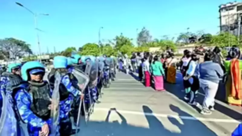 Violence Erupts in Manipur's Bishnupur District After Bomb Attack Kills Two Children