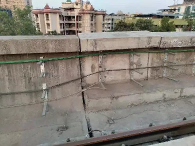 Viral Image of Crack in Metro 4 Parapet Wall Sparks Safety Concerns in Thane