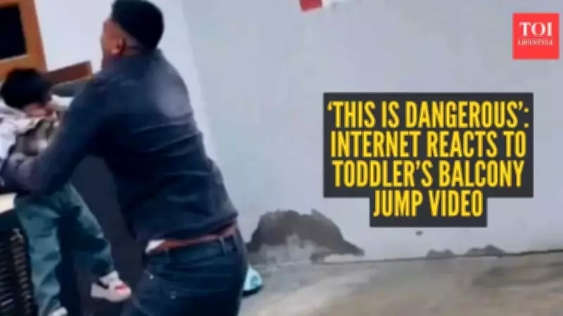 Viral Video of Toddler on Balcony Sparks Outrage and Safety Debate