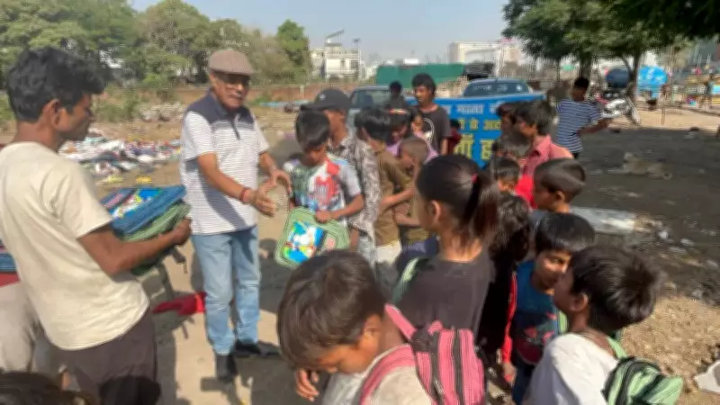 We Help Group Distributes Aid to Vikas Nagar Fire Victims' Children