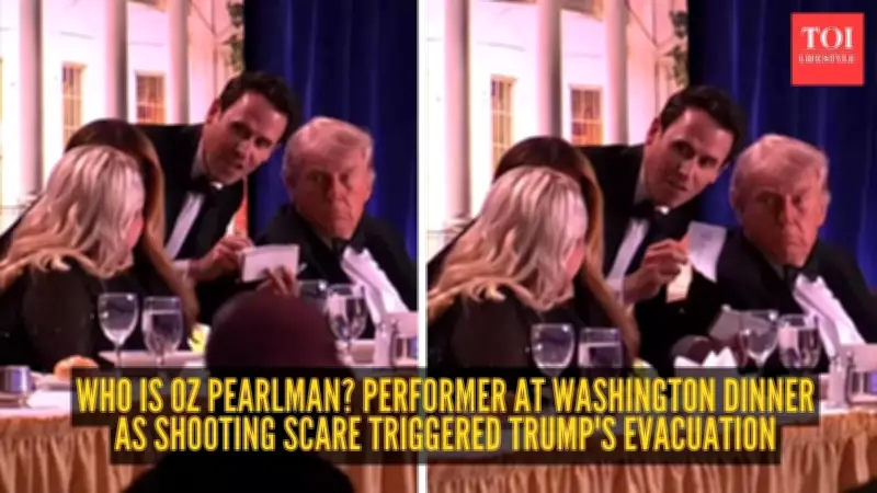 Who is Oz Pearlman, mentalist who performed at WH dinner as Trump evacuated