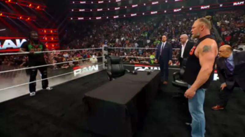 WWE RAW Houston Episode Ends in Chaos with Lesnar-Femi Brawl