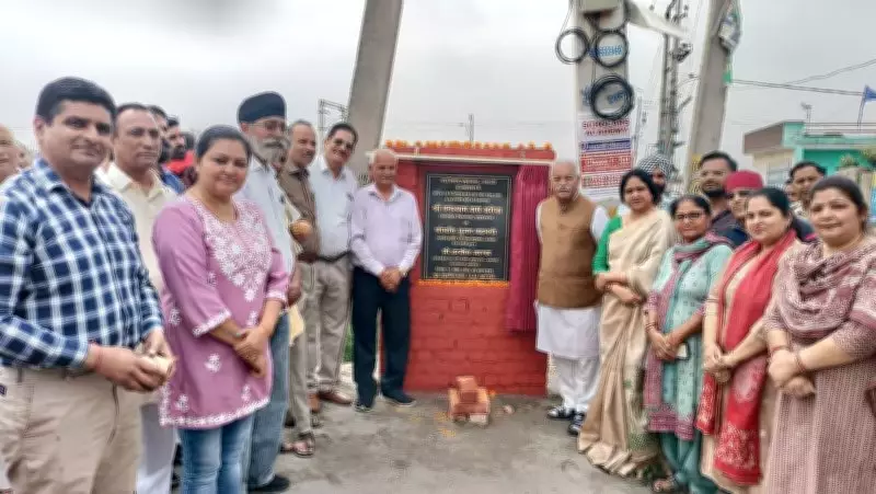 Yamunanagar MLA and Mayor Lay Foundation Stone for Rs 15 Lakh Road Project