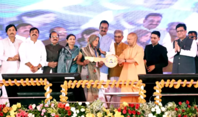 Yogi Adityanath Renames Miyanpur to Ravindra Nagar, Slams Congress Over Land Rights