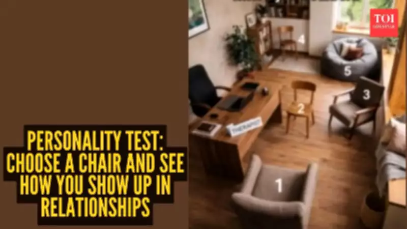 Your Chair Choice Reveals Your Love Style: A Visual Personality Test