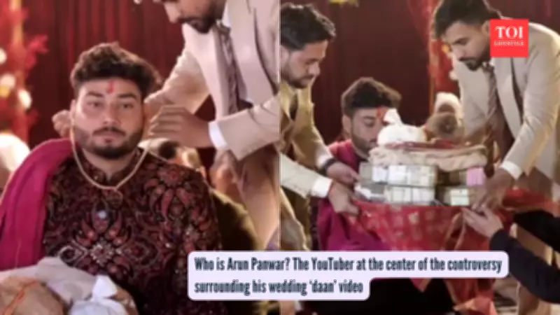 YouTuber Arun Panwar Faces Backlash Over ₹71 Lakh Wedding Cash and Gold Video