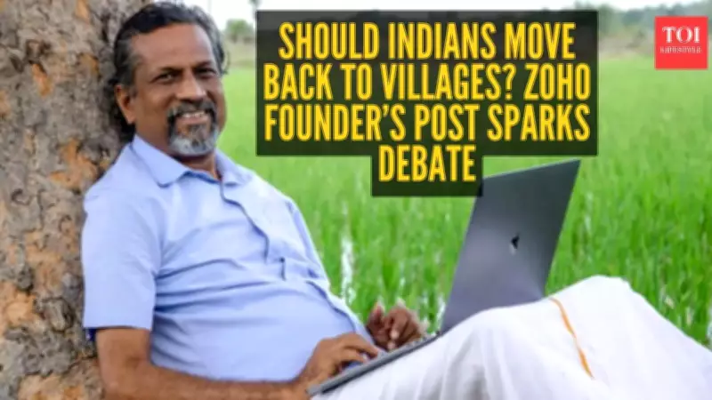 Zoho Founder Sridhar Vembu Sparks Debate on Reviving Rural India's Empty Villages