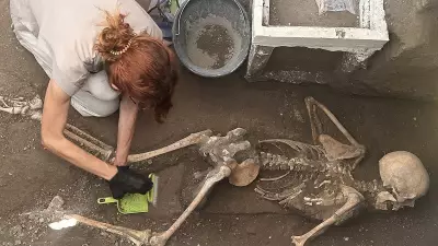 AI Reconstructs Image of Pompeii Victim Killed by Volcanic Rocks