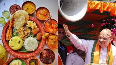 Amit Shah's Bengal Visit Sparks Political Banter Over Food and Governance