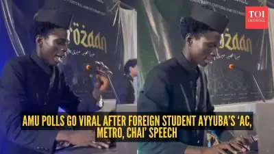 AMU Student's Viral Election Speech Promises Metro, Pool, and Chai 3 Times a Day