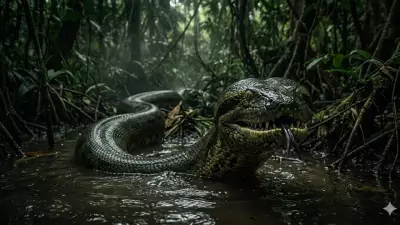 Anacondas: The Apex Ambush Predators of South America's Wetlands