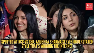 Anushka Sharma's Effortless Stadium Style Steals the Show at RCB vs CSK IPL Match