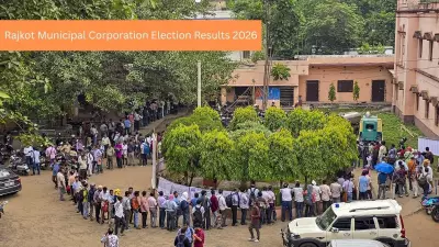 BJP Nears Majority in Rajkot Municipal Corporation Election Results 2026