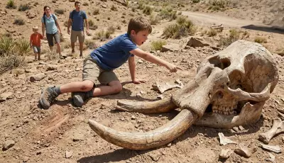 Boy's Fall in New Mexico Leads to Discovery of Million-Year-Old Stegomastodon Skull
