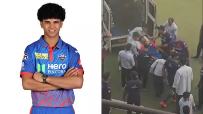 Delhi Capitals Opener Suffers Facial Blow, Stretchered Off to Hospital
