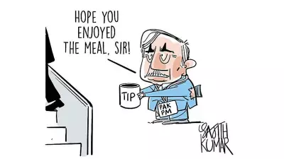 DH Cartoon Satirizes Political Rhetoric with 'Hope You Enjoyed the Meal, Sir'