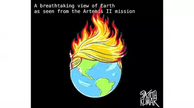 DH Toon: A Breathtaking View - Satirical Cartoon Commentary