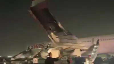 Engine Fire on SWISS Delhi-Zurich Flight Injures Five During Evacuation