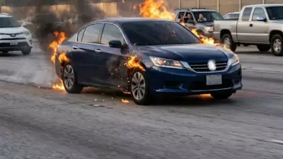 Five Killed as Car Catches Fire on Delhi-Mumbai Expressway in Rajasthan