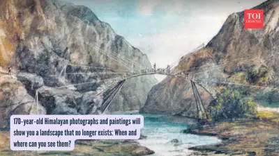 German Explorer Paintings Reveal Himalayan Landscape from 170 Years Ago