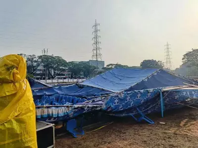 Heavy Rain Forces Cancellation of Yuva Sambhrama at Mandya University