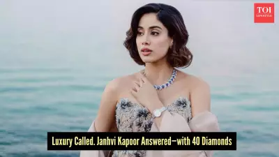 Janhvi Kapoor Defies Quiet Luxury with 40-Diamond Baume & Mercier Watch