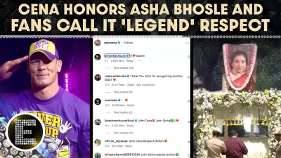 John Cena's Tribute to Asha Bhosle Goes Viral, Fans Hail Legendary Respect