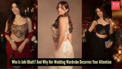 Juhi Bhatt's Fusion Fashion: Redefining Wedding Wear with Modern Elegance