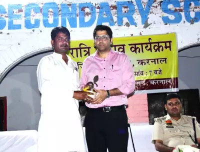 Karnal DC and SP Address Villager Grievances During Night Stay Programme