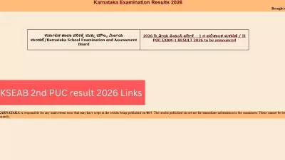 Karnataka 2nd PUC Result 2026 Released: Download Scorecard PDF from karresults.nic.in