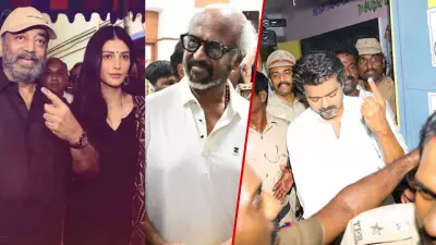 Kollywood Stars Flock to Polls in Tamil Nadu, Urge Responsible Voting
