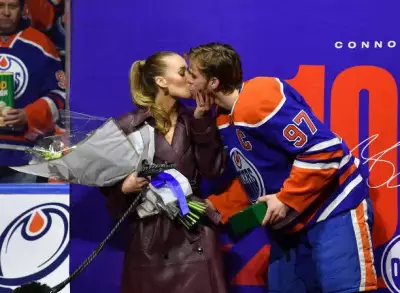 Lauren Kyle and Oilers Partners Make Stylish Statement at NHL Playoff Game 1