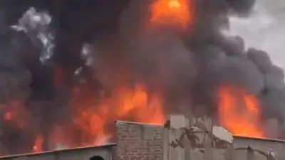Major Fire at Bhiwandi Chemical Godown in Thane, No Casualties Reported
