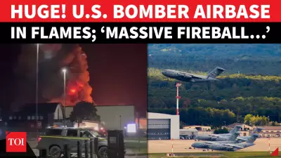 Massive Fire at RAF Fairford, US Bomber Base in UK, Under Control