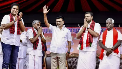 MK Stalin Promises Pumpsets for 20 Lakh Farmers, Rs 3,500 Paddy Procurement at Chennai Rally