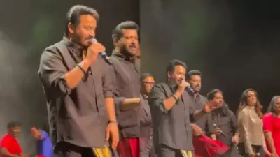 Mohanlal's 'Vel Muruga' Stage Performance in US Creates Social Media Frenzy