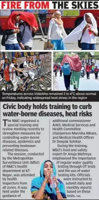 Nagpur Hits 44°C, Vidarbha Sizzles Among World's Hottest Regions