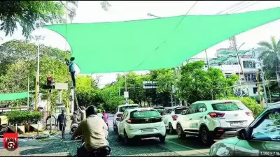 Nagpur Revives Heat Mitigation Plan with Green Shade Nets at Traffic Junctions