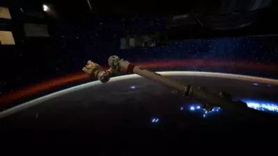 NASA Astronaut Captures Lyrid Meteor Shower from Space Station in Stunning Photos