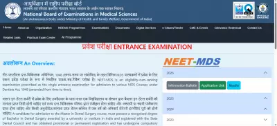 NEET MDS 2026 Application Correction Window Opens: Key Editable Details
