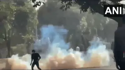 Noida Salary Protest Turns Violent: Vehicles, Properties Vandalized, Cops Deployed