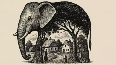 Optical Illusion: Elephant or Village? Your First Glimpse Reveals Your Hidden Personality