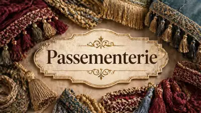 Passementerie: The Art of Decorative Trimmings in Fashion and Interiors
