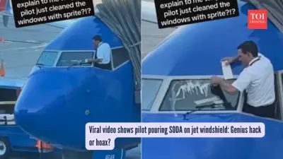 Pilot's Soda Trick for Cleaning Airplane Windows Goes Viral, Explained
