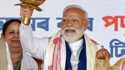 PM Modi Accuses Congress of Compromising National Security, Hindering Development in Assam